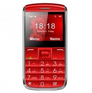 Персональный GPS трекер (телефон) JIMii JI08 (красный)